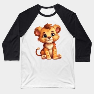 Baby Lion Baseball T-Shirt